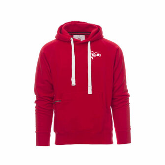 Tupos Hoody rood Unisex model