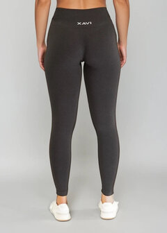 Naadloze Xavi Legging en sport-BH zwart