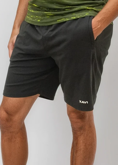 XAVI Unisex korte trainingsbroek  met insteek zakken met rits