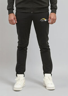 XAVI Authentic HOVOC trainingsbroek SLIM fit ZWART Dalgich