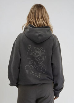 Oversize heavy Hoody met Vayso opdruk