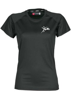 Tupos T-shirt Zwart Dames model 100% Polyester