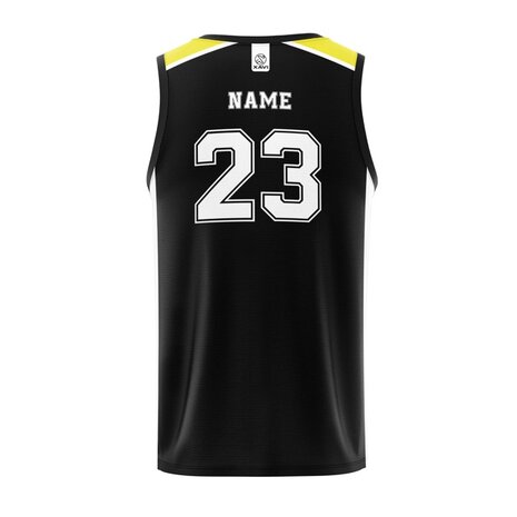 Fanatics reversible Trainingsshirt zwart/geel