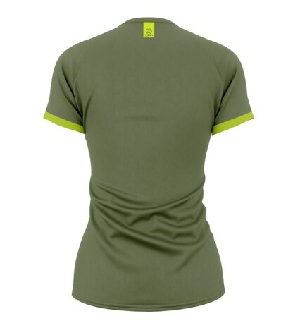 Xavi Performance dames t-shirt Groen v-Hals