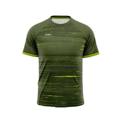 Xavi Performance unisex t-shirt groen