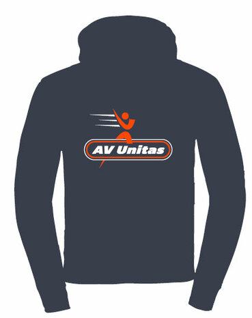 Unisex Hoody met AV Unitas borst- en ruglogo