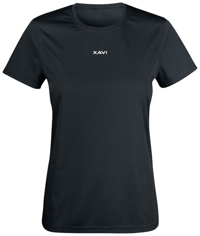 Xavi Basic Dames t-shirt zwart