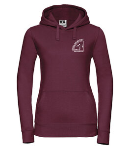 Dames Hoody met HBC Doelgericht borst- en ruglogo