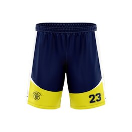 Fanatics wedstrijdbroek navy blauw/wit