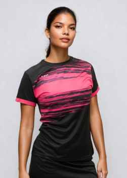 Xavi Performance Shirt zwart/rose – Lichtgewicht & Functioneel voor Elke Sport